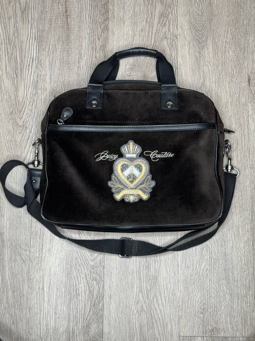 JUICY Couture Y2K laptop messenger bag